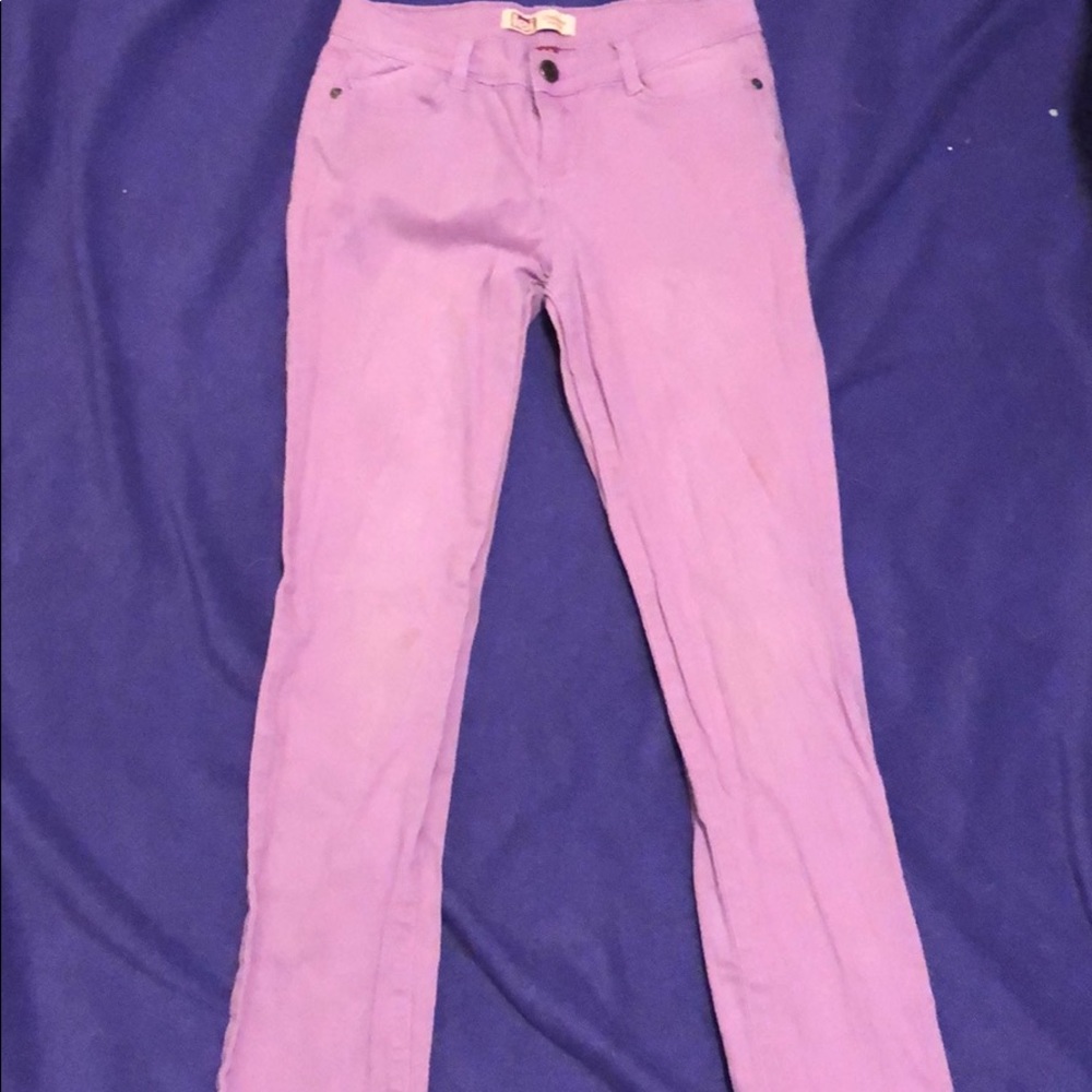 purple pants